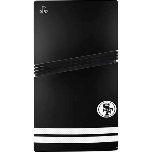 NFL San Francisco 49ers Shutout PS5 Pro Disk Console Skin