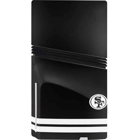 NFL San Francisco 49ers Shutout PS5 Pro Disk Console Skin