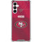 NFL San Francisco 49ers Team Jersey Galaxy A16 5G Clear Case