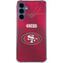 NFL San Francisco 49ers Team Jersey Galaxy A55 5G Clear Case