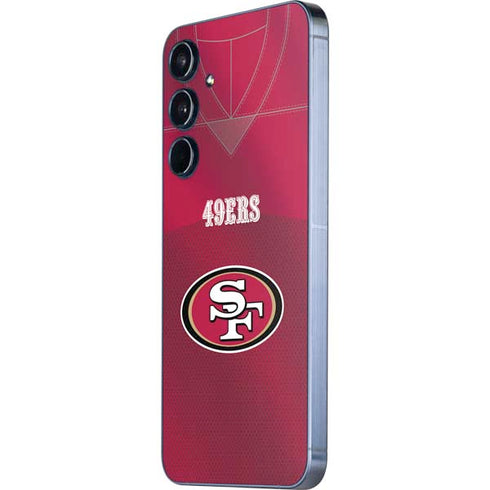 NFL San Francisco 49ers Team Jersey Galaxy A55 5G Skin
