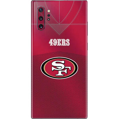 NFL San Francisco 49ers Team Jersey Galaxy Note 10 Plus Skin