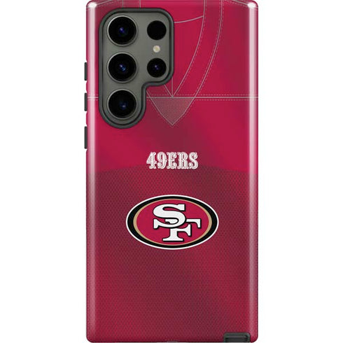 NFL San Francisco 49ers Team Jersey Galaxy S23 Ultra Pro Case