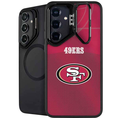 NFL San Francisco 49ers Team Jersey Galaxy S24 FE Kickstand Case