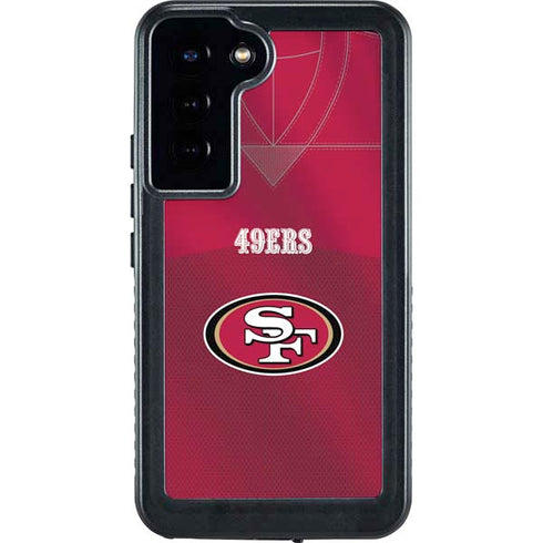 NFL San Francisco 49ers Team Jersey Galaxy S24 Plus Waterproof Case