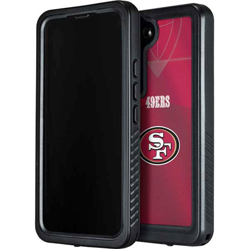 NFL San Francisco 49ers Team Jersey Galaxy S24 Plus Waterproof Case