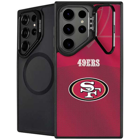 NFL San Francisco 49ers Team Jersey Galaxy S25 Ultra Kickstand Case