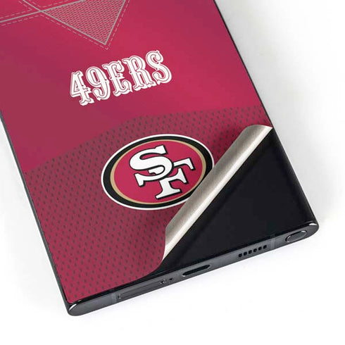 NFL San Francisco 49ers Team Jersey Galaxy S24 Ultra Skin