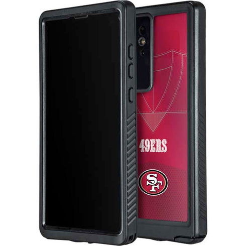 NFL San Francisco 49ers Team Jersey Galaxy S24 Ultra Waterproof Case
