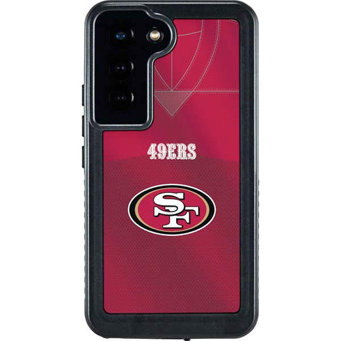 NFL San Francisco 49ers Team Jersey Galaxy S24 Waterproof Case