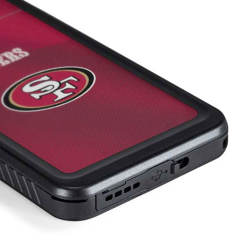 NFL San Francisco 49ers Team Jersey Galaxy S24 Waterproof Case