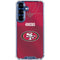 NFL San Francisco 49ers Team Jersey Galaxy S25 Plus Clear Case