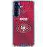 NFL San Francisco 49ers Team Jersey Galaxy S25 Plus Clear Case