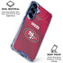NFL San Francisco 49ers Team Jersey Galaxy S25 Plus Clear Case
