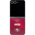 NFL San Francisco 49ers Team Jersey Galaxy Z Flip6 Skin