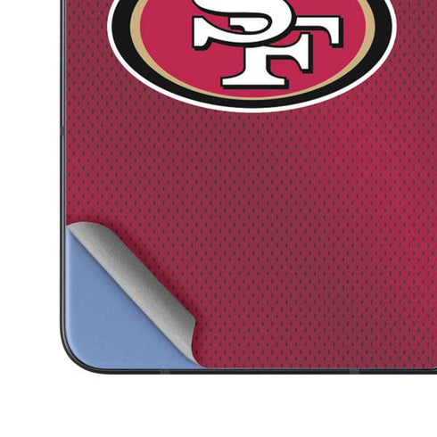 NFL San Francisco 49ers Team Jersey Galaxy Z Fold5 5G Skin