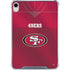 NFL San Francisco 49ers Team Jersey iPad 11th Gen (2025) Clear Case