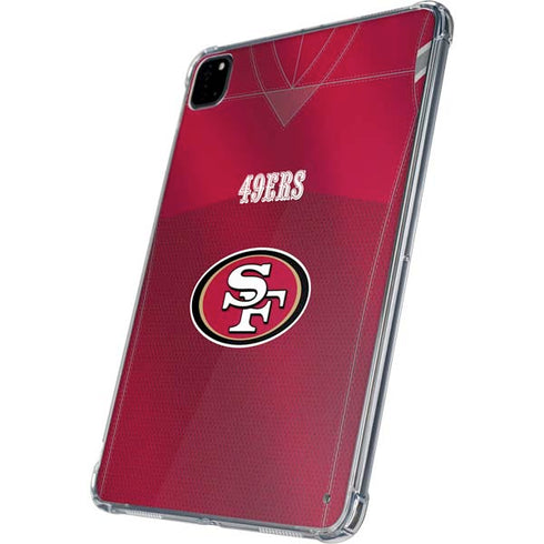 NFL San Francisco 49ers Team Jersey iPad Pro 11in (2024) Clear Case