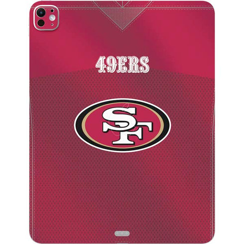 NFL San Francisco 49ers Team Jersey iPad Pro 13in M4 (2024) Skin