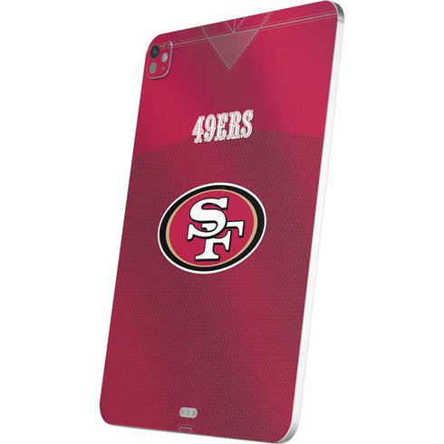 NFL San Francisco 49ers Team Jersey iPad Pro 13in M4 (2024) Skin
