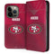 NFL San Francisco 49ers Team Jersey iPhone 14 Pro Folio Case