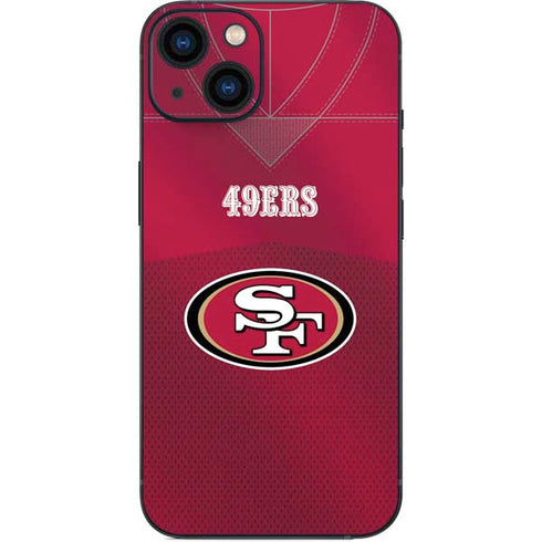 NFL San Francisco 49ers Team Jersey iPhone Skins