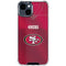 NFL San Francisco 49ers Team Jersey iPhone 15 Clear Case