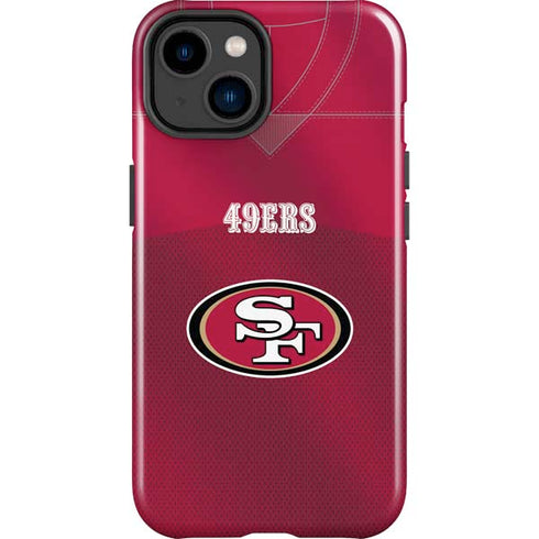 NFL San Francisco 49ers Team Jersey iPhone 15 Impact Case