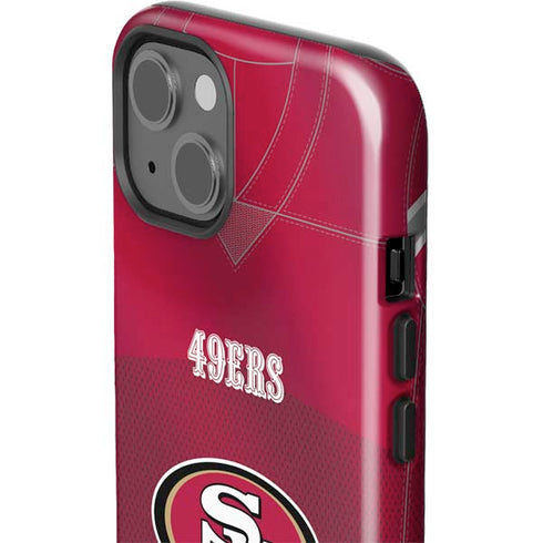 NFL San Francisco 49ers Team Jersey iPhone 15 Impact Case