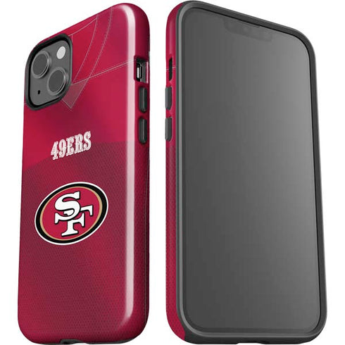 NFL San Francisco 49ers Team Jersey iPhone 15 Impact Case