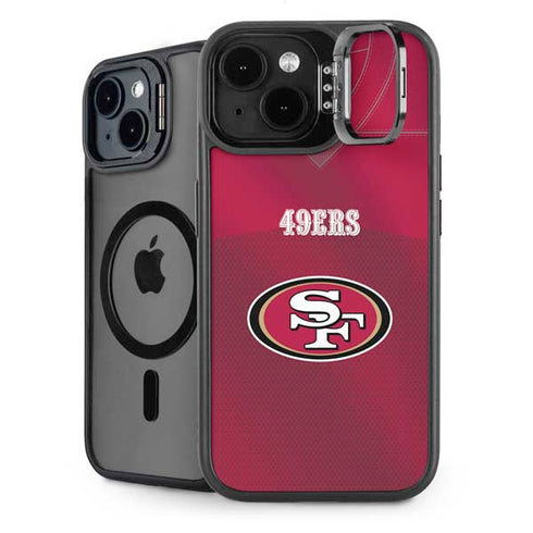 NFL San Francisco 49ers Team Jersey iPhone 15 Kickstand Case