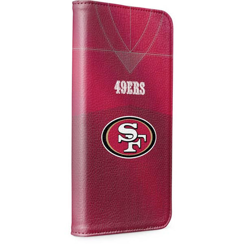 NFL San Francisco 49ers Team Jersey iPhone 15 Pro Folio Case