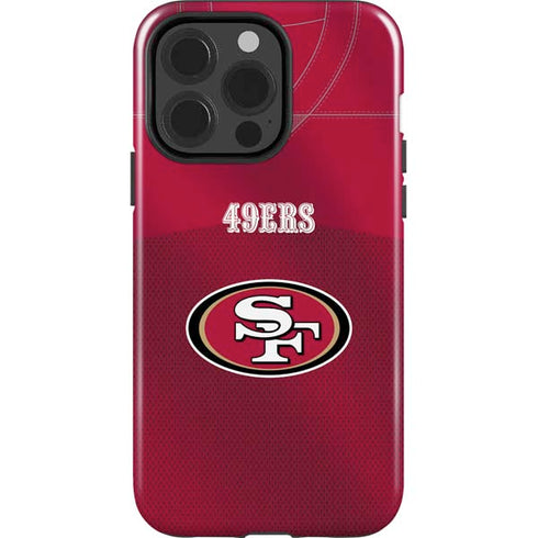 NFL San Francisco 49ers Team Jersey iPhone 15 Pro Impact Case