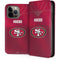 NFL San Francisco 49ers Team Jersey iPhone 15 Pro Max Folio Case