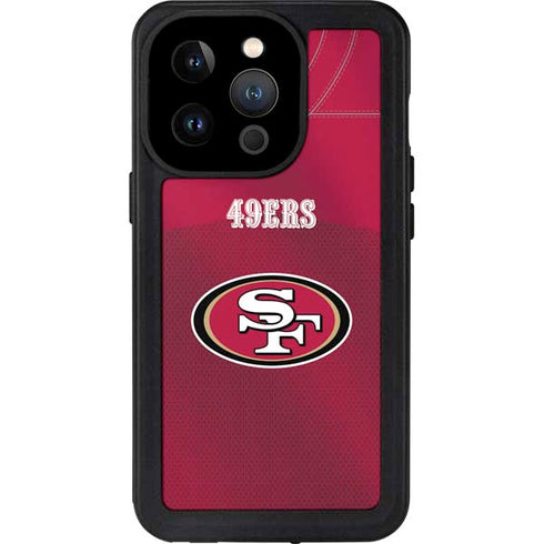 NFL San Francisco 49ers Team Jersey iPhone 15 Pro Waterproof Case