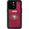 NFL San Francisco 49ers Team Jersey iPhone 15 Pro Waterproof Case