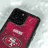 NFL San Francisco 49ers Team Jersey iPhone 15 Pro Waterproof Case