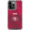 NFL San Francisco 49ers Team Jersey iPhone 16 Pro Clear Case