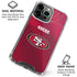 NFL San Francisco 49ers Team Jersey iPhone 16 Pro Clear Case