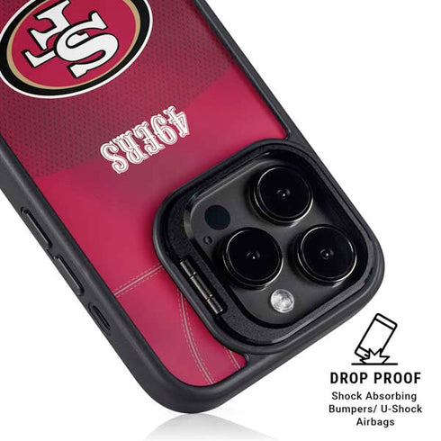 NFL San Francisco 49ers Team Jersey iPhone 16 Pro Kickstand Case