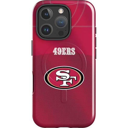 NFL San Francisco 49ers Team Jersey iPhone 16 Pro Magsafe Impact Case