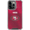 NFL San Francisco 49ers Team Jersey iPhone 16 Pro Max Clear Case