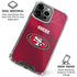 NFL San Francisco 49ers Team Jersey iPhone 16 Pro Max Clear Case