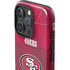 NFL San Francisco 49ers Team Jersey iPhone 16 Pro Max Impact Case