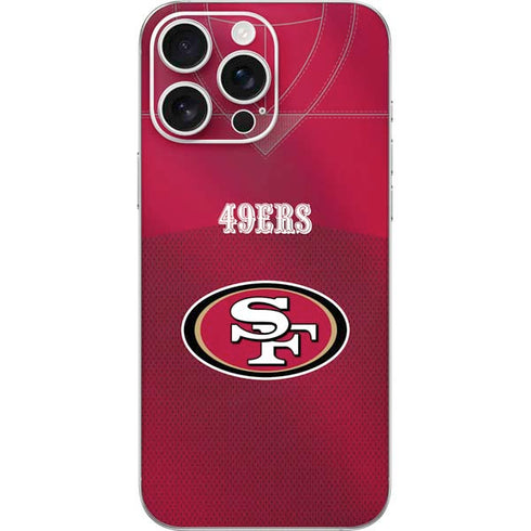 NFL San Francisco 49ers Team Jersey iPhone 16 Pro Max Skin
