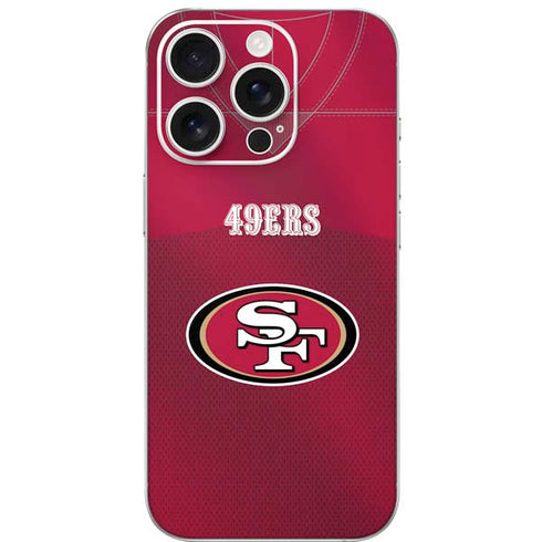 NFL San Francisco 49ers Team Jersey iPhone 16 Pro Skin