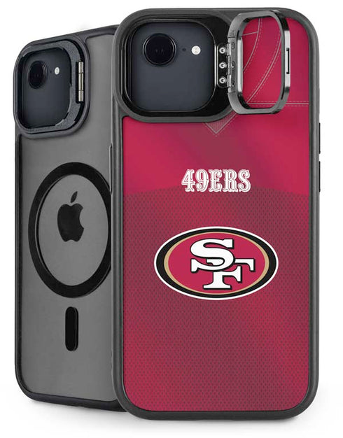 NFL San Francisco 49ers Team Jersey iPhone 16e Kickstand Case