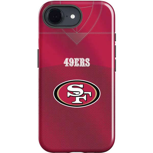 NFL San Francisco 49ers Team Jersey iPhone 16e Impact Case