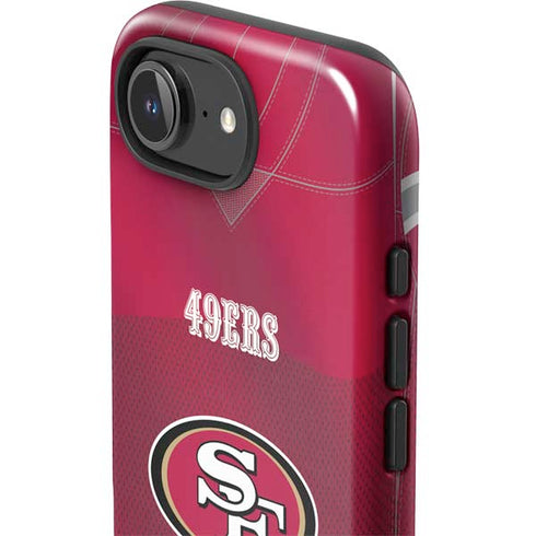 NFL San Francisco 49ers Team Jersey iPhone 16e Impact Case