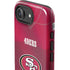 NFL San Francisco 49ers Team Jersey iPhone 16e Impact Case
